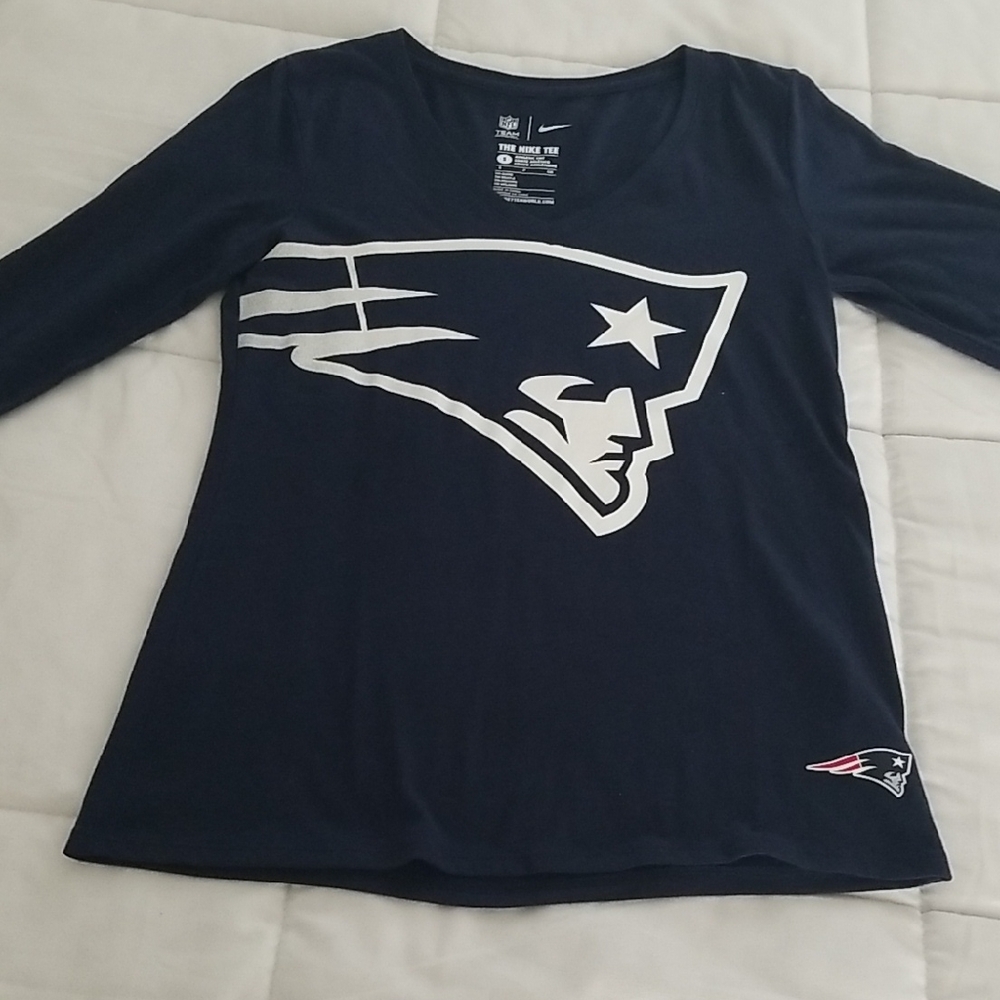 New England Patriots Navy Long Sleeve By Nike